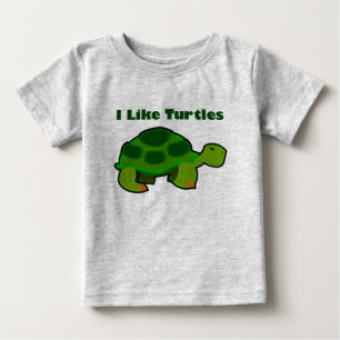 Jag gillar Turtles - Baby Bra Jersey T-Shirt