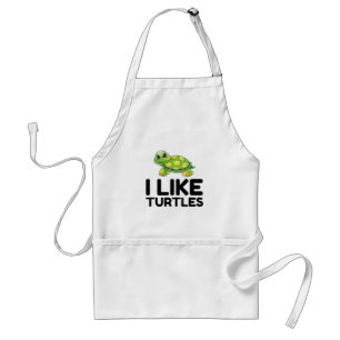 Jag gillar Turtles Förkläde