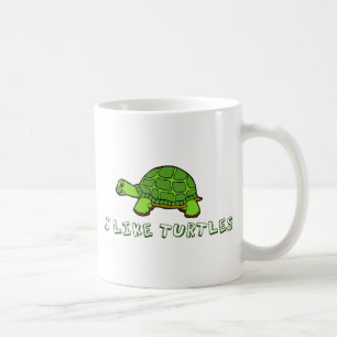 Jag gillar Turtles Kaffemugg