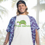 Jag gillar Turtles T-shirt<br><div class="desc">En fin gåva av sköldpaddan älskare som säger att jag gillar Turtles under en söt grönt sköldpadda. En coola ägare av sköldpadda.</div>