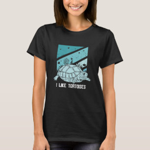 Jag gillar Turtles Tortoise Sea Animal T Shirt