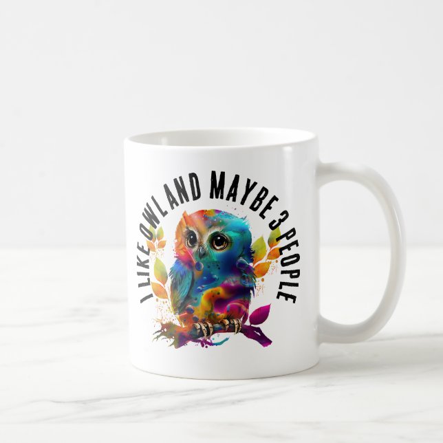 JAG GILLAR UGGLA OCH KANSKE 3 PERSONER KAFFEMUGG (Höger)
