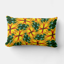 Jag gillar unika blommor lumbarkudde