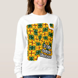 Jag gillar unika blommor t shirt
