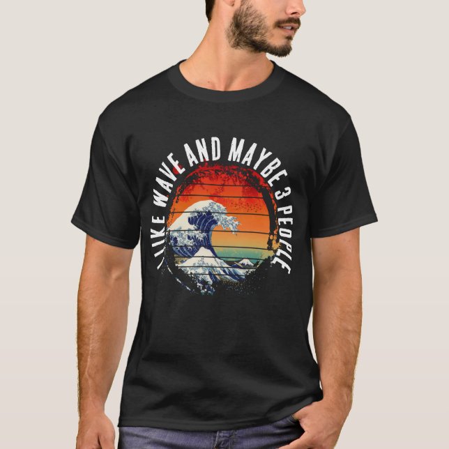 JAG GILLAR VÅG OCH KANSKE 3 PERSONER T SHIRT (Framsida)