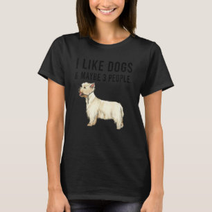 Jag gillar Väster Highland White Terrier Hundar oc T Shirt