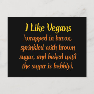 Jag gillar Vegans.. Vykort