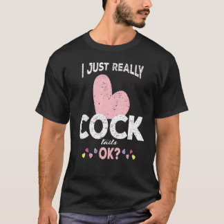 Jag Gillar Verkligen Cocktailer Smutsig Skämt Puns T Shirt