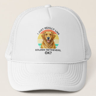 Jag Gillar Verkligen Golden Retrievers, OK? Keps