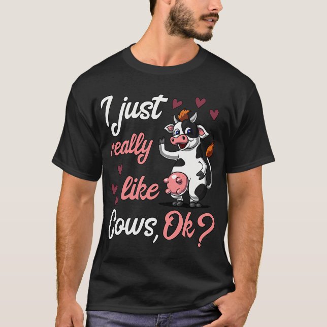 Jag gillar verkligen kor t shirt (Framsida)