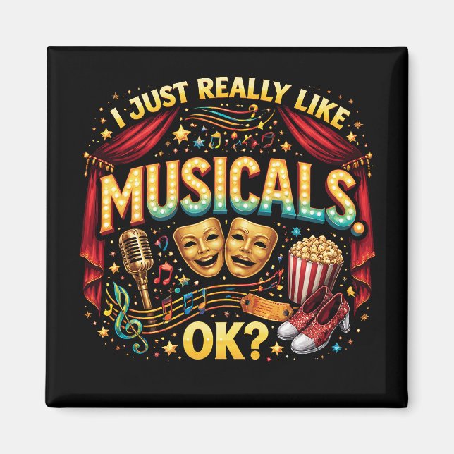 Jag gillar verkligen musikaler, OK? Magnet (Framsidan)