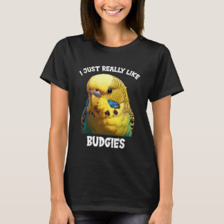 Jag gillar verkligen undulater. Undulater Undulat T Shirt