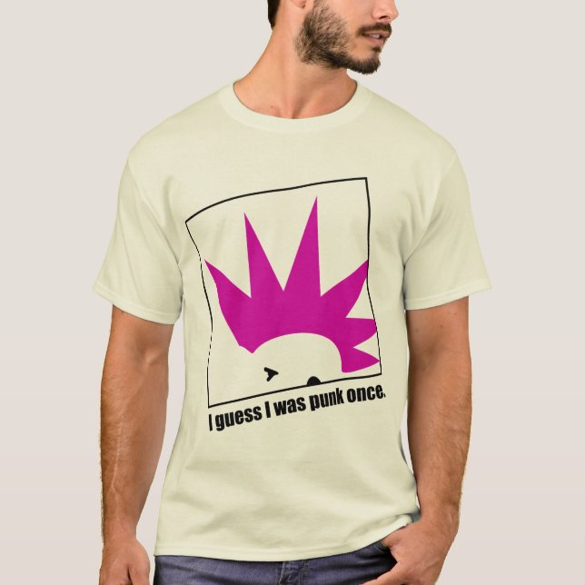 Jag gissar mig var punk en gång tee (Framsida)