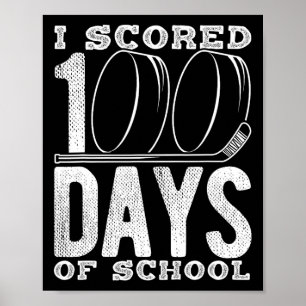 Jag Gjorde 100 Dagar School Hockey  Poster