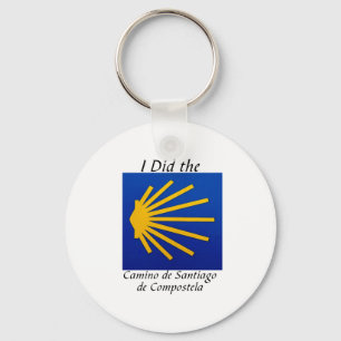 Jag gjorde Caminoen de Santiago Nyckelring