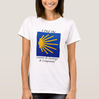 Jag gjorde Caminoen de Santiago T-shirt