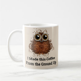 Jag gjorde den här kaffet från marken kaffemugg