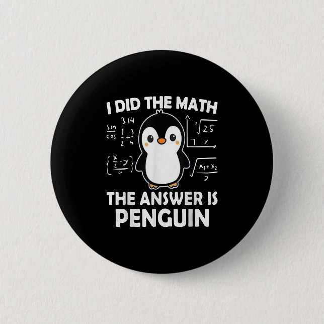 Jag gjorde den matematik som svaret är Penguin Knapp (Framsida)