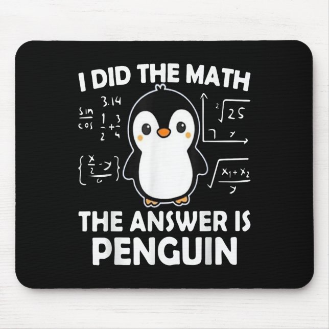 Jag gjorde den matematik som svaret är Penguin Musmatta (Framsidan)