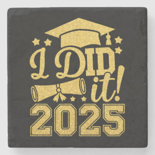 Jag Gjorde Det 2025 Examen Utexaminerad Klass 2025 Stenunderlägg