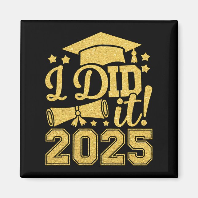 Jag gjorde det 2025 Student i Studenten 2025 Magnet (Framsidan)