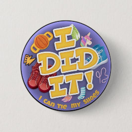 Jag gjorde det - 2 1/4-tums runda knapp