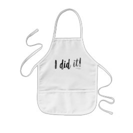 Jag gjorde det! Apron Kids Barnförkläde