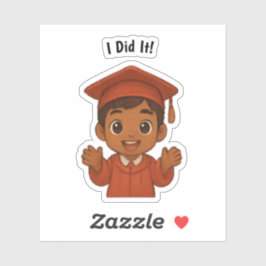 Jag gjorde det Exced Grad Klistermärken