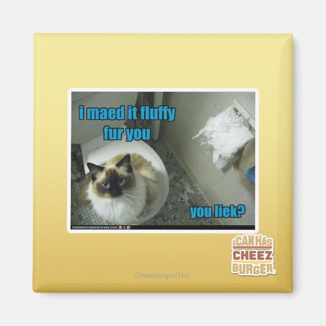 Jag gjorde det flytande päls du. magnet (Framsidan)