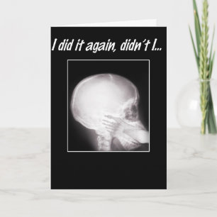 Jag gjorde det igen, eller hur? Jag är så ledsen Kort