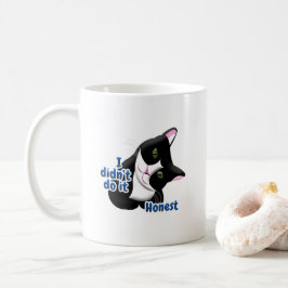 Jag gjorde det inte Cat Kaffemugg