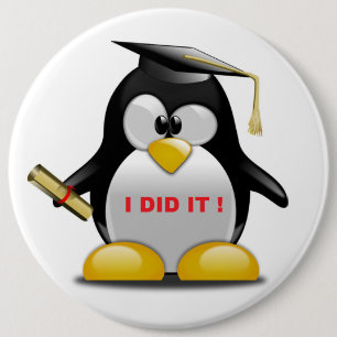 "JAG GJORDE DET" STUDENTEN PENGUIN KNAPP