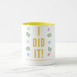 "Jag gjorde det!" Studentmössor Mugg