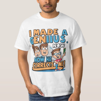 Jag gjorde en Genius, en fin smart skjorta. T Shirt