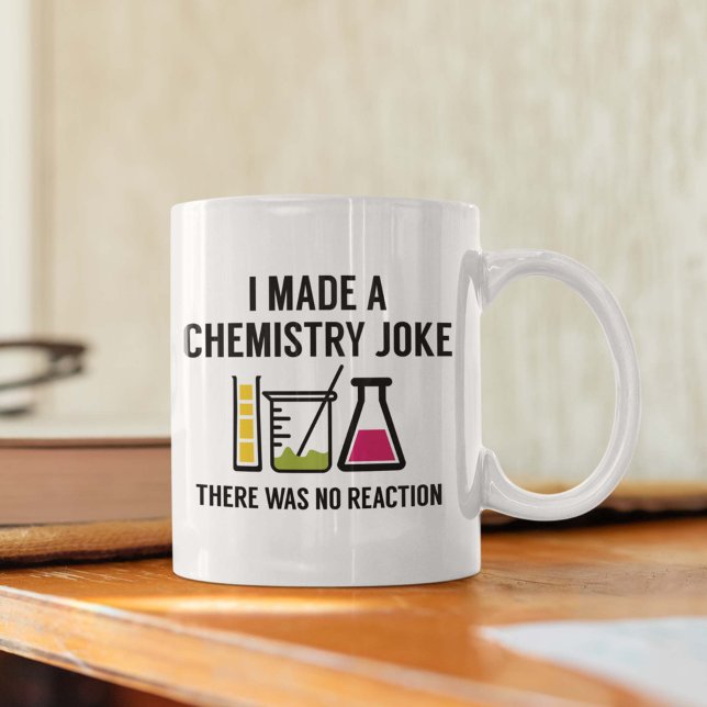Jag gjorde en kemi Joke Kaffemugg (Skapare uppladdad)