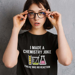 Jag gjorde en kemi Joke T-shirt