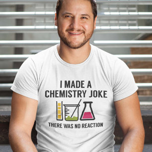 Jag gjorde en kemi Joke Tee Shirt