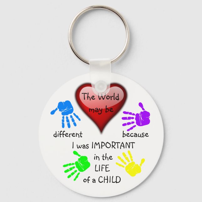 Jag gjorde en skillnad ~ Keychain.1 Nyckelring (Framsida)