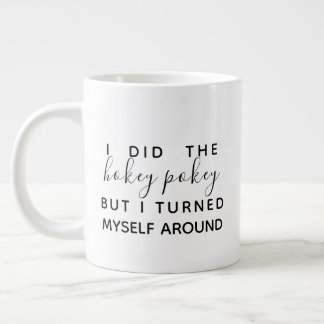 Jag gjorde Hokey Pokey Rolig kaffemugg Jumbo Mugg