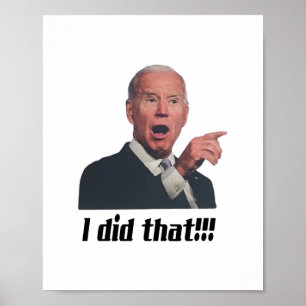 Jag gjorde Joe Biden Poster
