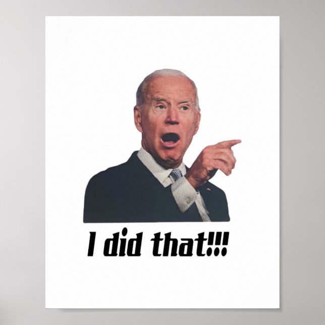 Jag gjorde Joe Biden Poster (Framsidan)