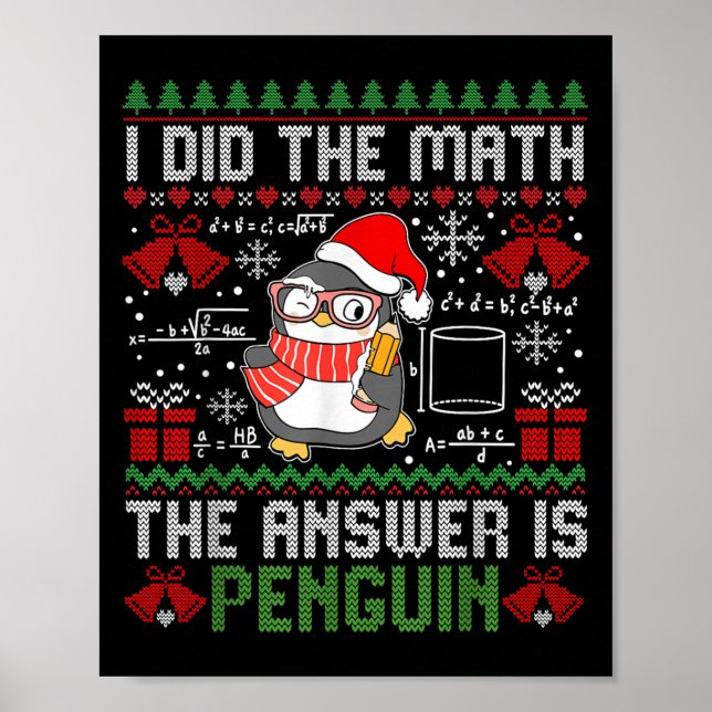 Jag gjorde matematiken, men svaret är Penguin Ugly Poster (Framsidan)