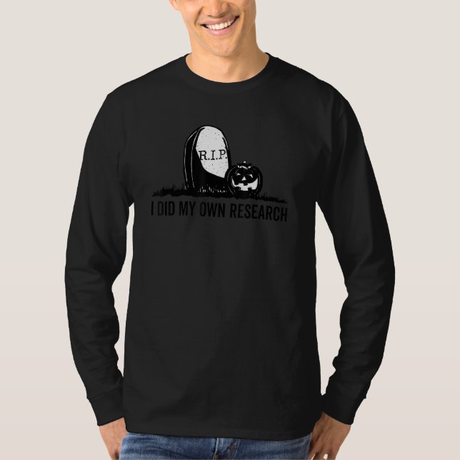 Jag gjorde min egen forskningstack t shirt (Framsida)
