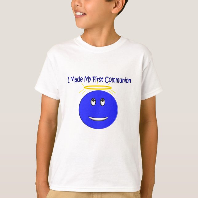Jag gjorde min första nattvardsgångblått t-shirt (Framsida)