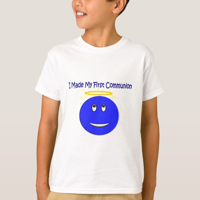 Jag gjorde min första nattvardsgångblått t-shirt (Framsida)
