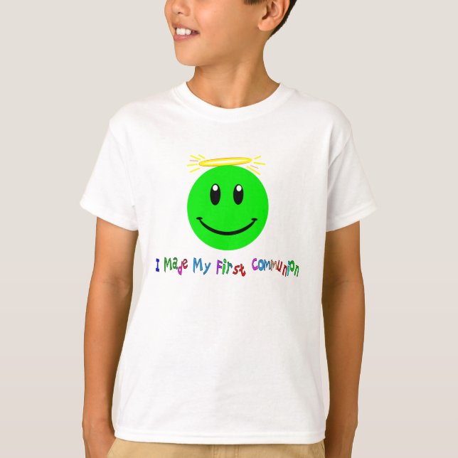 Jag gjorde min första nattvardsgånggrönt t-shirt (Framsida)