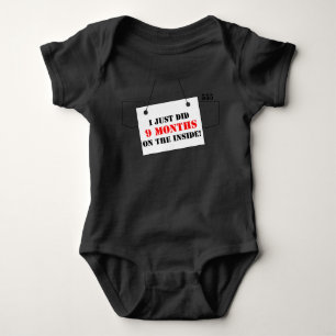 Jag gjorde precis 9 månader! Gullig babydräkt T Shirt