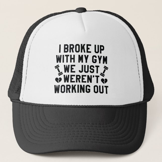 Jag gjorde slut med mitt gym keps (Framsida)