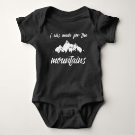 Jag gjordes för den bergbabyOnsie svarten Tee Shirt