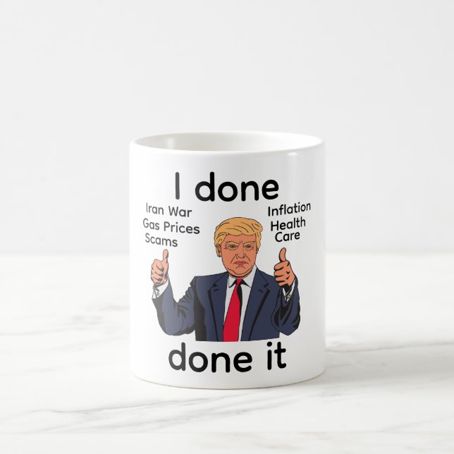 Jag Gjort Gjort Det Kaffe Mugg (Center)